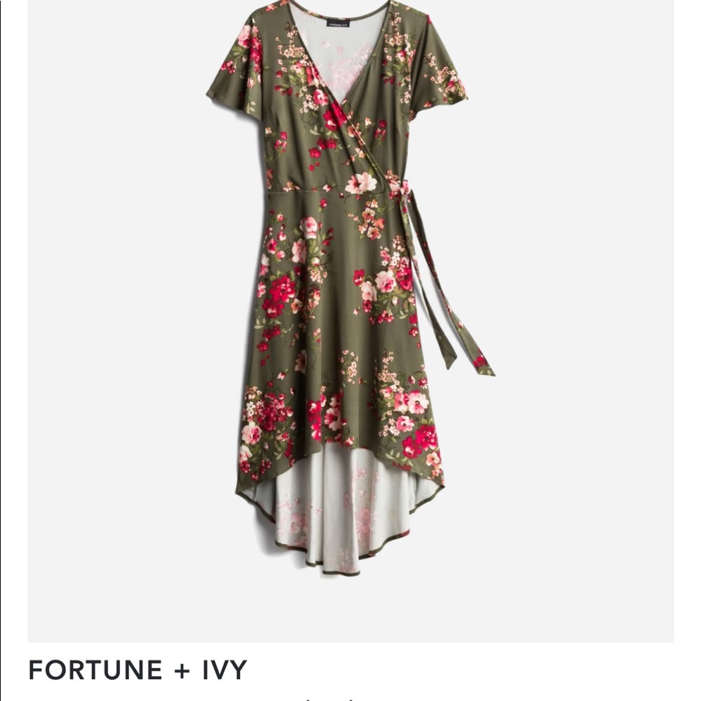 Fortune & Ivy, high-low dress from Stitchfix